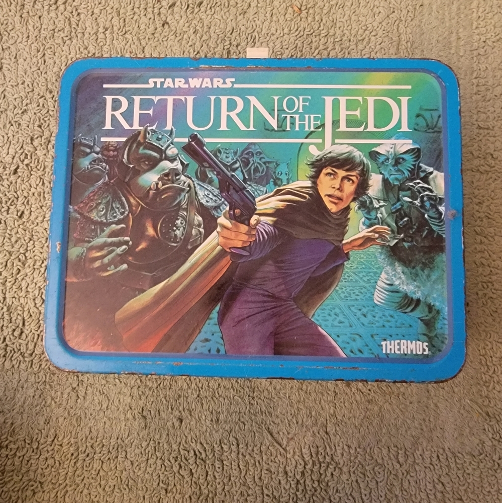 Rare Vintage 1980s Return of the Jedi Lunch Box
